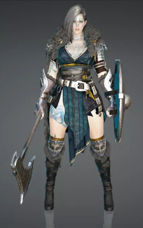 Black Desert Online Character, Skyrim Clothes, Black Desert Online, Black Desert, Female Fighter, Game Concept Art, Fantasy Miniatures, Game Concept, Anime Drawings Tutorials