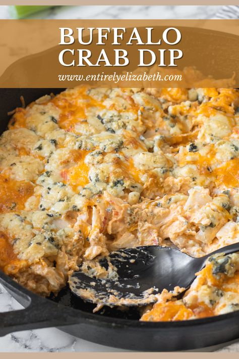 Buffalo Crab Dip, Immitation Crab Recipes, Fruit Appetizers, Crab Meat Recipes, Crab Dishes, Delicious Dips Recipes, Crab Dip, Dip Recipes Easy, Crab Salad