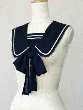 Victorian Sailor Dress, Sailor Collar Pattern, Sailor Collar Dress, Victorian Maiden, Peter Pan Dress, Collar Accessory, Куклы American Girl, Accessories Classic, Classic Lolita