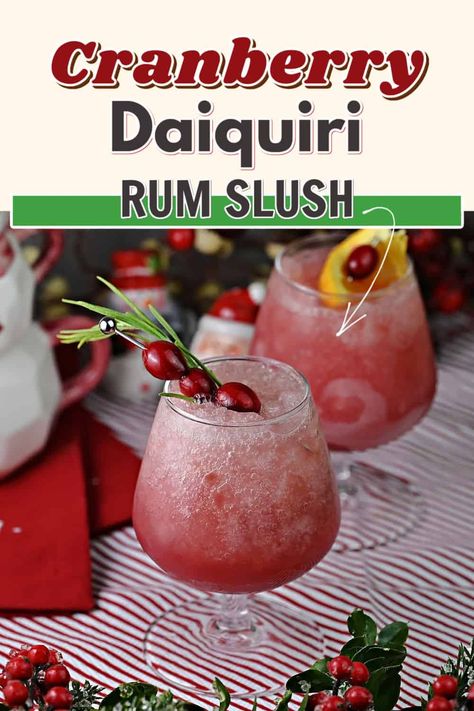 Christmas Slush, Cocktail For A Crowd, Vodka Slush, Easy Holiday Cocktails, Frozen Daiquiri, Slush Recipes, Frozen Limeade, Christmas Tea Party, Cranberry Juice Cocktail