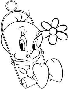 Printable Coloring Pages for Teens & Adults | Learning Printable Tweety Bird Drawing, Bird Coloring, Coloring Pages For Grown Ups, Star Coloring Pages, Baby Looney Tunes, Abstract Coloring Pages, Siluete Umane, صفحات التلوين, Bird Coloring Pages