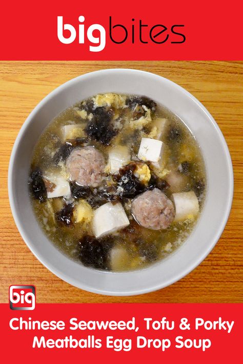 Tofu And Eggs, Chinese Food Ideas, Chinese Cuisine Recipes, Soup With Pork, Asian Pork Recipes, Seaweed Soup, Asian Cuisine Recipes, Asian Soup Recipes, Tofu Soup