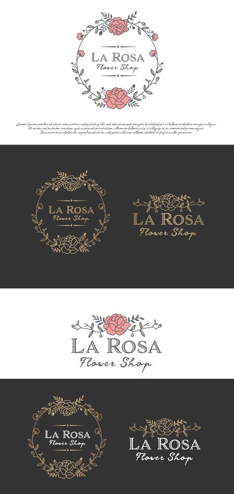 Livery Stable, Logo Design Samples, Flower Shop Design, Luxury Florists, Planner Logo, Florist Logo, Floral Logo Design, Flower Logo Design, Logo Floral