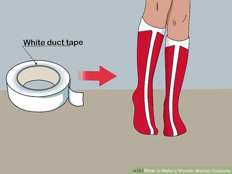 How to Make a Wonder Woman Costume (with Pictures) - wikiHow Wonder Woman Costume Diy, Superhero Capes For Kids, Wonder Woman Diy, Superwoman Costume, No Sew Cape, Disney Cars Birthday, Woman Costume, Capes For Kids, Hollywood Theme