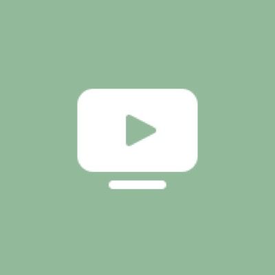 Tv App Icon, Youtube Tv, Tv App, App Icon, Sage Green, Tv, Green