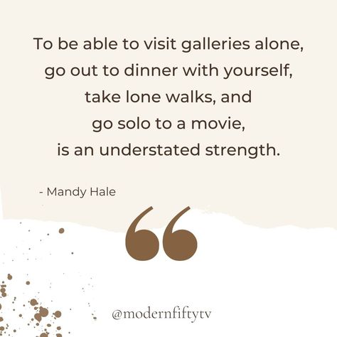 One of my very favorite self-care activities has become taking myself on a date to the movies. ... I encourage you to find your own solo self-care routine, whether it’s going to the movies, the gym, or the bookstore or going shopping, or whatever...and make it a regular date! Pretty soon, you’ll be looking forward to it just like you would any other social engagement.” ~from the book "Don’t Believe the Swipe" Mandy Hale Taking Myself On A Date, Mandy Hale, Going To The Movies, Going Shopping, Going Solo, Gym Routine, Social Engagement, Self Care Activities, Self Care Routine