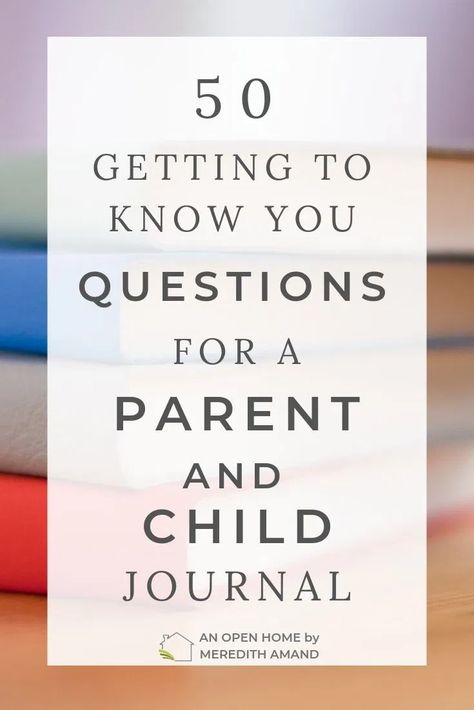 50 Questions for a Parent and Child Journal - An Open Home by Meredith Amand Mom And Me Journal Ideas, Mommy And Me Journal Prompts, Mother Daughter Journal Ideas, Mom And Me Journal, Mommy And Me Journal, Mother Son Journal, Mother Daughter Journal, Parenting Journal, Quotes Birthday Wishes