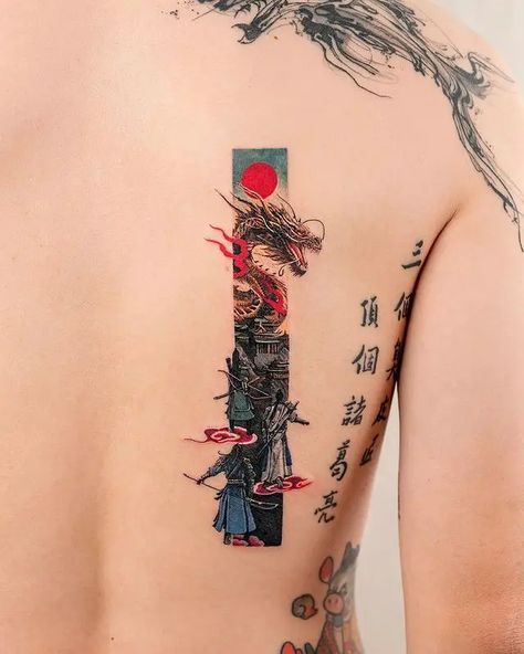 Polka Tattoo Designs, Trash Polka Tattoos, Korean Aesthetics, Korean Tattoo, Trash Polka Tattoo Designs, Tiger Tattoo Sleeve, Pearl Frame, Atlas Tattoo, Soldier Tattoo