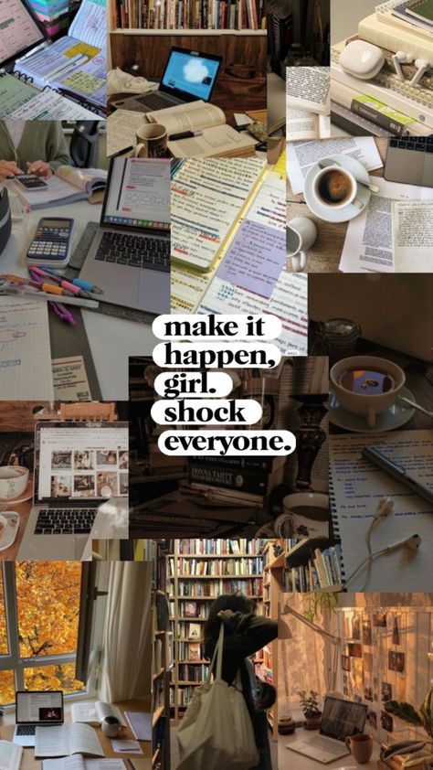 #school #motivationalquotes #study #motivation #vibes Overachiever Aesthetic Moodboard, Studious Aesthetic Wallpaper, Study Moodboard Wallpaper, English Major Aesthetic Wallpaper, Romanticizing School Aesthetic Pictures, Moodboard Quotes, Revision Motivation, Pinterest Moodboard, Shock Everyone