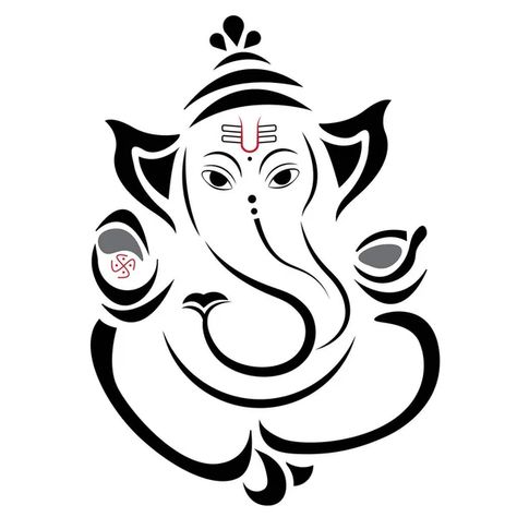 Similar vectors to 417505152 Ganesha Vector, Ganesha God, Wedding Illustrations, Ganesha Drawing, Foil Stickers, Hindu Culture, Ganesha Painting, Hindu God, Lord Ganesha