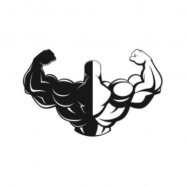 Bodybuilder Figure 21843 Flexing Muscles Drawing, Bodybuilding Logo, Gym Icon, Typography Shirt Design, Gorillas Art, Gorilla Tattoo, Best Banner Design, Gym Wallpaper, Gym Wall Decal