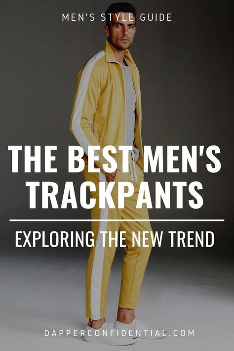 With men’s track pants getting a dressed-up makeover, we explore how to wear them in a modern context and how they’re different from sweatpants and joggers. Read the article now. Tracksuit Outfit Men Street Styles, Gym Outfit Men Style, Mens Workout Outfits, Track Pants Outfit, Smart Casual Wardrobe, Streetwear For Men, Tracksuit Outfit, Gym Outfit Men, Workout Style