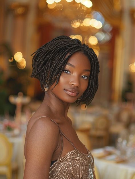 50 Stunning Twisted Hairstyles with Weave: Trendy Ideas & Tips for Natural Hair, Curls, and More Short Braided Bob Hairstyles, Natural Hair Cornrow Style, Curled Hair Side Part, Springy Afro Twist Hairstyles, Short Hair Braids Black, Afro Hair Twists, Short Braids For Black Women, Short Extensions, African Women Hair