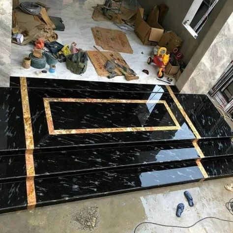 Stairs Marble Design Ideas ✨️ #marble #marbledesign #stairmarble #stairsdesigns #stairmarbledesign #Interiors #homedesignsdworld #explorepage #explorepost #trendingpost Entrance Granite Steps Design, Stairs Marble Design, Stairs Marble, Stair Design Ideas, Stairs Tiles Design, Railings Stairs, Granite Stairs, Room Tiles Design, Floor Pattern Design