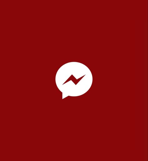 Facebook Messenger, Messenger Logo, Red Aesthetic, App Icon, Dark Red, Company Logo, Tech Company Logos, ? Logo, Red