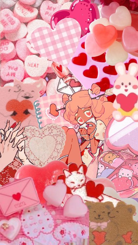 #lovecore #valentines Lovecore Art Wallpaper, Lovecore Background, Lovecore Decor, Romantic Fanart, Lovecore Wallpaper, Love Core Aesthetic, Lovecore Art, Valentines Day Wallpapers, Day Wallpaper Aesthetic