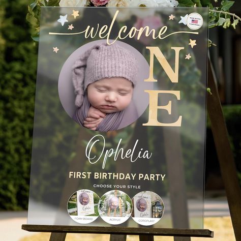 PRICES MAY VARY. CUSTOM BIRTHDAY WELCOME SIGN - Transform your party entrance with our custom birthday welcome sign. Tailor it with a name, photo, and birthdate for a unique and memorable addition to your birthday decor, creating a special welcome for all your guests. ELEGANT DESIGN - Crafted from coroplast material, acrylic, or foam board and measures 18x24". This welcome sign is perfect for your special day, whether it's for a 50th Birthday or a Sweet 16 bash, our sign suits all themes. The st Welcome Birthday Board, Welcome Sign For Party, Welcoming Signs, Birthday Welcome Board, Custom Welcome Sign, Signs Design, Party Entrance, Birthday Welcome Sign, Welcome Signs