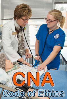 Cna Outfits, Cna Tips, Cna Skills Test, Cna Training, Nursing Skills, Cna Life, Care Giver, Code Of Ethics, Nursing Life