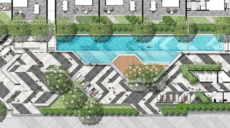 Plan Concept Architecture, Software Architecture Design, Landscape Plaza, House Garden Landscape, Landscape Architecture Plan, Plaza Design, Paving Design, Urban Landscape Design, Landscape Design Plans