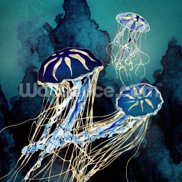 Jellyfish Painting, Carpe Koi, Navy Wallpaper, Hur Man Målar, Nature Posters, Nature Collection, Arte Pop, Wassily Kandinsky, Fish Art