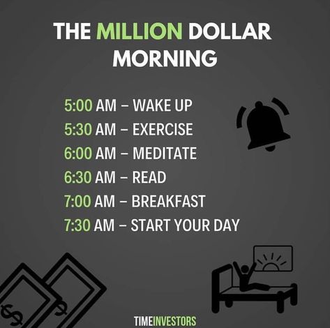 Finanse Osobiste, 5am Club, Success Principles, Motiverende Quotes, Study Motivation Quotes, Millionaire Mindset, Million Dollar, Tony Robbins, Entrepreneur Quotes