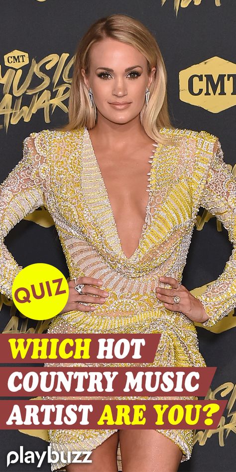 Which Hot Country Music Artist Are You *** #PlaybuzzQuiz #MusicQuiz Kacey Musgraves Blake Shelton Carrie Underwood Dolly Parton Bluegrass Taylor Swift Keith Urban Playbuzz Quiz Country Music Quiz, Music Quizzes, Avalon High, Beyonce Music, Boyfriend Quiz, Fun Personality Quizzes, Playbuzz Quiz, Quizzes For Fun, Fun Test