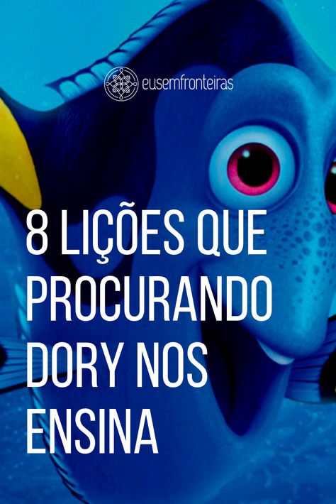 Com diferentes visões acerca do mesmo filme, a nova animação da Disney•Pixar traz uma temática repleta de ensinamentos e reflexões que são completamente pertinentes ao mundo real e na forma como a sociedade convive. Quais são? Leia as oito principais lições que Procurando Dory pode nos ensinar.  #disney #dory #procurandonemo #procurando dory #autoconhecimento #reflexão Nemo Movie, Dory Fish, Disney Pixar, Mood Boards, Pixar, Instagram