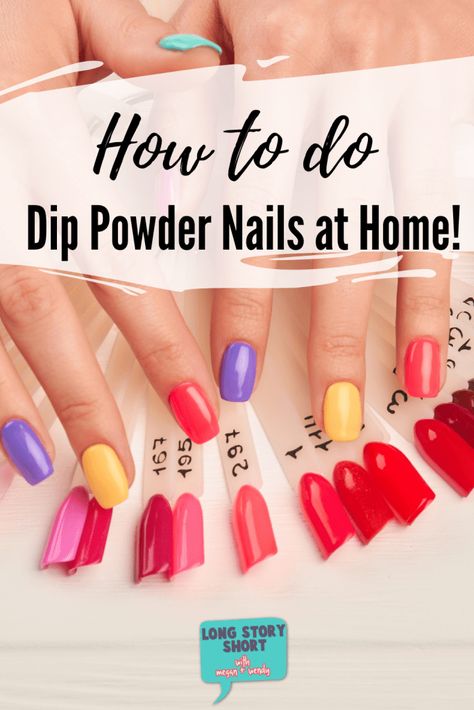 Dipped Nails At Home, Diy Dip Nails At Home, How To Dip Nails At Home, How To Do Dip Powder Nails At Home, Dip Nails At Home, Dip Powder Nails At Home, How To Do Dips, Dip Polish, Dip Manicure