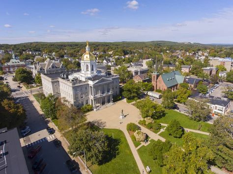 There are so many things to do in Concord NH, no matter what time of year you visit; there will be plenty to fill your Concord itinerary with! Concord Nh Things To Do, Rye Harbour, Brick Sidewalk, Concord Nh, Historical Landmarks, Red River, Nature Trail, Coastal Towns, Historical Society