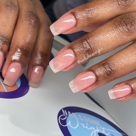 NailsDoneWRIGHT on Instagram: “Sooo hey 👋🏾✋🏾👋🏾 Nail Friends 👀 … Have y’all purchased @unitas_nails Nude Collection yet…!? Because hunnniieeee listen, this color 👉🏽…” Short Natural Pink Acrylic Nails, Clear Acrylic Overlay On Natural Nails, Clear Overlay Nails, Natural Overlay Nails, Overlay Nails Natural, Nude Natural Nails, Acrylic Overlay On Natural Nails, Military Hairstyles, Overlay Nails