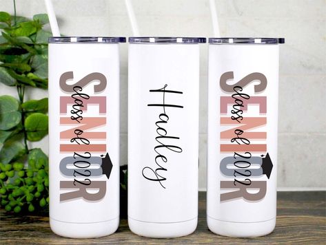 Graduation Tumbler, Senior Graduation Gifts, Senior Gifts, Senior Graduation, Circuit Projects, Tumbler Ideas, Graduation Gifts For Her, Tumbler Cups, Voss Bottle