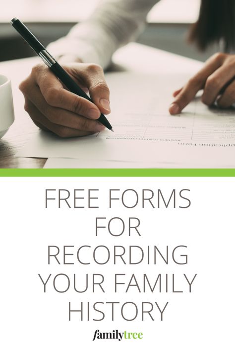 Ancestry Printables, Family History Printables, Family Tree Forms, Family History Organization, Genealogy Scrapbooking, Family History Projects, Family Tree Ideas, Genealogy Websites, Genealogy Forms