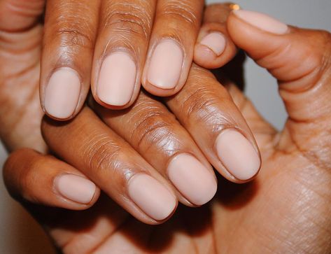 Imarninails on Instagram: “Gel manicure......matte latte 😊💅🏾” Matte Gel Nails, Matte Nail Colors, Opi Nail Polish Colors, Natural Looking Nails, Natural Gel Nails, Natural Nail Art, Natural Nail Polish, Matte Black Nails, Organic Nails