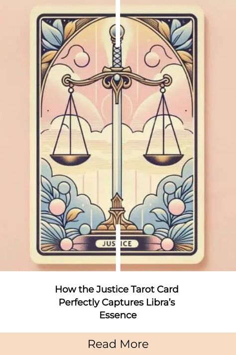 Step into the world of balance and fairness with the Justice card, the Tarot representation of Libra. This pin delves into how Justice embodies the Libra traits of harmony, equity, and diplomacy. Explore the symbolism and deeper meanings of this card in relation to Libra's air element and Venusian influence. Perfect for those fascinated by the intersection of astrology and Tarot. Pin this for a visually engaging and informative look at Libra's guiding Tarot card! #Libra #JusticeCard #TarotAstrol Tarot Cards Justice, Tarot Card Justice, Justice Tarot Card, Spirit Animal Quiz, Best Tarot Decks, The World Tarot Card, Feather Symbolism, Justice Tarot, The World Tarot