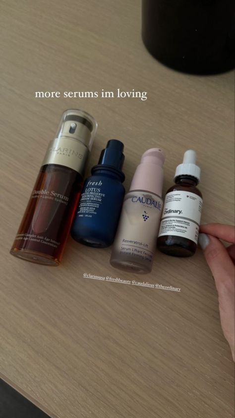 #skincare #skincareroutine #serum #caudalie #theordinaryskincare #fresh Caudalie Serum, Caudalie Skincare, Skincare Serums, Routine Aesthetic, The Ordinary Skincare, Hygiene Routine, Skin Care Serum, Moisturizer For Dry Skin, Body Hair