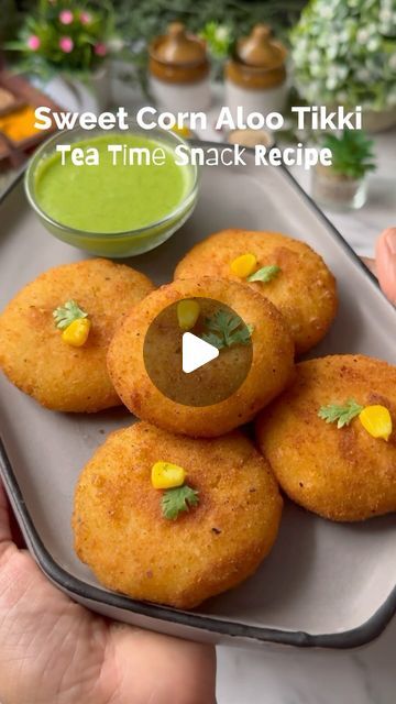 Foodie Gujarati on Instagram: "Comment “PAPER” to get link in your DM.

Sweet Corn Aloo Tikki | Tea Time Snack Recipe 
.
Ingredients 
Sweet Corn - 1/4 cup
Green Chilies And Ginger Paste- 1 tbsp
Coriander - 1/2 cup
Oil - 1 tbsp
Asafoetida - 1 tsp
Cumin Seeds - 1 tsp
Boiled Corn - 1 cup
Turmeric Powder - 1 tsp
Red Chilli Powder - 1 tsp
Coriander Powder - 1 tsp
Garam Masala - 1 tsp
Salt - pinch
Lemon Juice - 1 tbsp
Sugar - 1 tsp
Boiled Potatoe - 2 cup
Corn Flour - 1/2 cups 
Salt - 1 tsp
All purpose Flour - 1 tbsp
Water - 1/4 cup

#yummy #yum #lunchbox #healthy #food #Monsoon #foodblogger #food #foodie #healthyfood #foodpics #yumm #yummy #delicious #cooking #trending #viralreels #viral #foodlover #instafood #foodism #yummyfood #yummyyummy #réel #lunchbox #breakfast #reelsinstagram #appe #yummy Aloo Tikki Recipe, Aloo Tikki, Boiled Corn, Red Chilli Powder, Corn Flour, Tea Time Snacks, Coriander Powder, Recipe Ingredients, Red Chilli