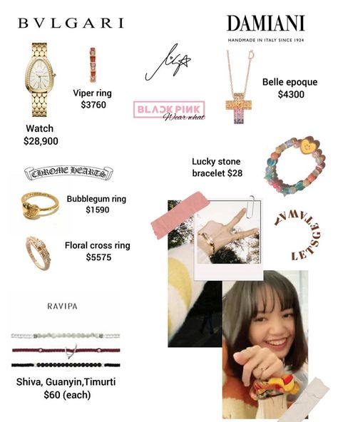 Blackpink Beads Bracelet, Lisa Bracelet, Lisa Watch Collection, Lisa Blackpink Bulgari, Bulgari Divas Dream Bracelet, Bts Bracelet, Happy Birthday Rose, Wardrobe Room, Lucky Stone