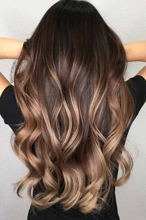 Hair Color Ideas For Brunettes Balayage, Highlighted Hair, Brown Ombre Hair, Brunette Hair With Highlights, Caramel Hair, Brown Balayage, Blonde Hair With Highlights, Hair Color Highlights, Trendy Hair Color