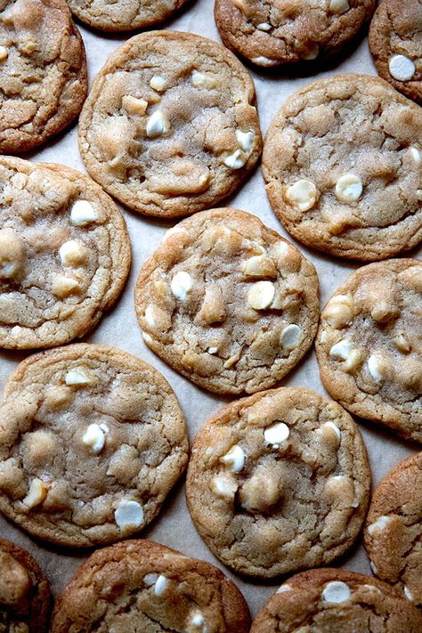 White Chocolate Macadamia Nut Cookies | Alexandra's Kitchen Camp Cookies, Xmas Brunch, Chocolate Macadamia Nut Cookies, White Chocolate Macadamia Nut Cookies, White Chocolate Macadamia Nut, Cookie Corner, Butter Sugar Cookies, Macadamia Nut Cookies, Nut Cookies