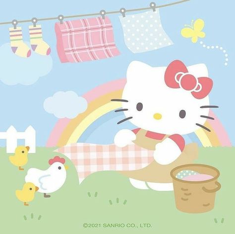 Sanrio Illustration Art, 헬로키티 배경화면, Images Hello Kitty, Ios Layout, Hello Kitty Themes, Hello Kitty Characters, Kitty Games, Sanrio Wallpaper, Iphone Wallpaper App