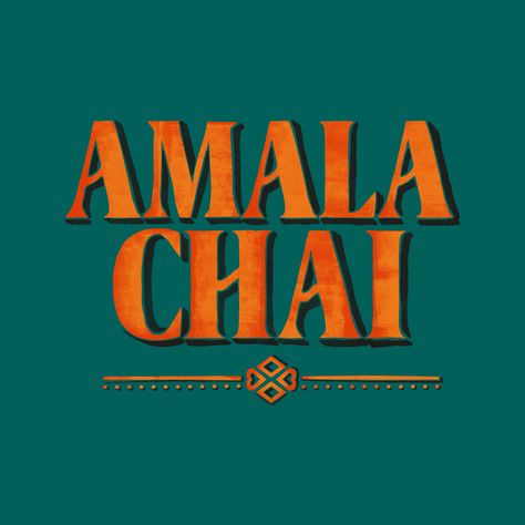 Chai Branding, Desi Branding, Indian Lettering, Chai Logo, Indian Restaurant Logo, Indian Graphics, Chai Shop, Chai Recipes, Masala Chai Recipe