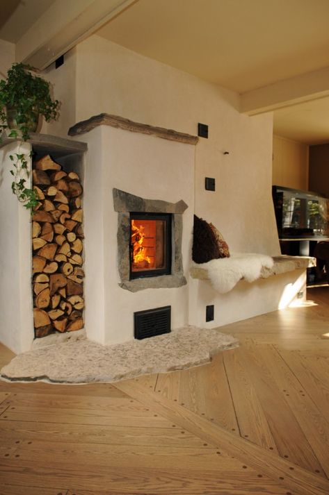 Plaster Home, Rocket Stove Mass Heater, Masonry Heater, Masonry Fireplace, Wood Stove Fireplace, Earthship Home, Cob House, Rocket Stoves, Traditional Building