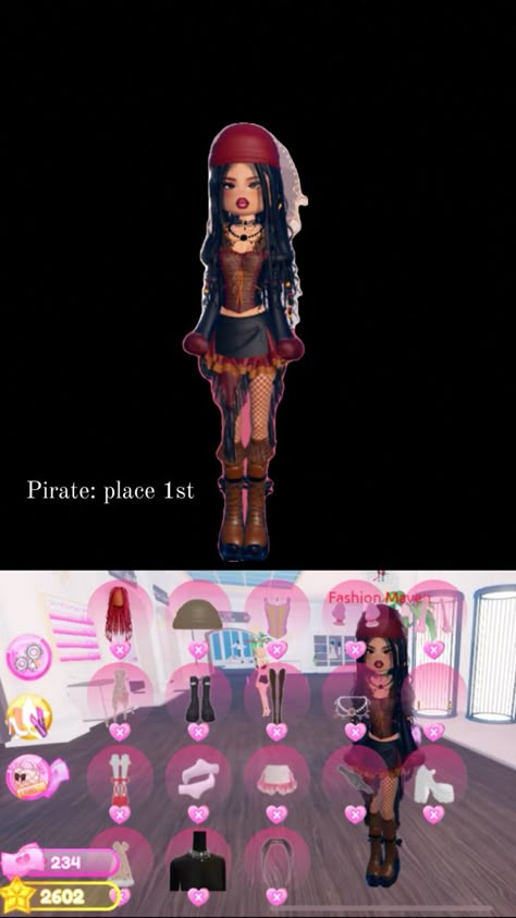 #dresstoimpress #1stplace #pirate Pirate Dress, Pirate Outfit, Theme Dress, Pirate Theme, Roblox Roblox, Dress To Impress, Fashion Dresses, Dress Outfits, Dress Up