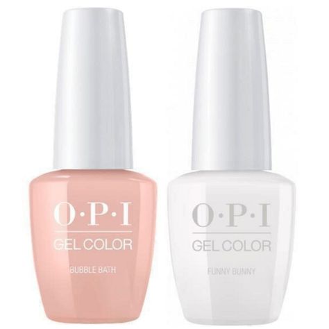 Purchase OPI GelColor Bubble Bath + Funny Bunny Opi Gel Nail Polish, Opi Bubble Bath, Nail Paints, Gel French Manicure, Bunny Nails, Neutrogena Makeup, Soak Off Gel Nails, Basic Nails, Funny Bunny