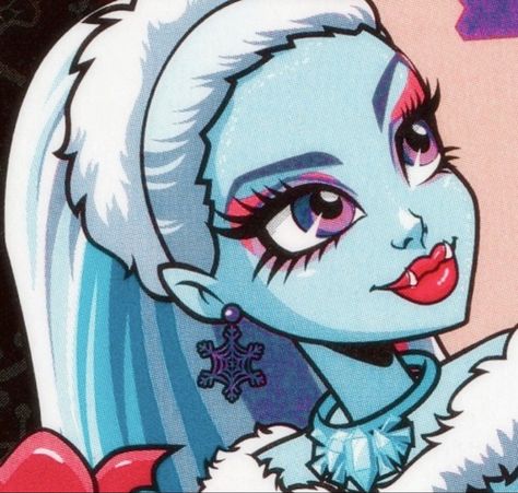 Abbey Bominable Icon, Abbey Bominable Aesthetic, Aesthetic Monster High, Aesthetic Monster, Abbey Bominable, Monster High, Hair, Pink, Blue