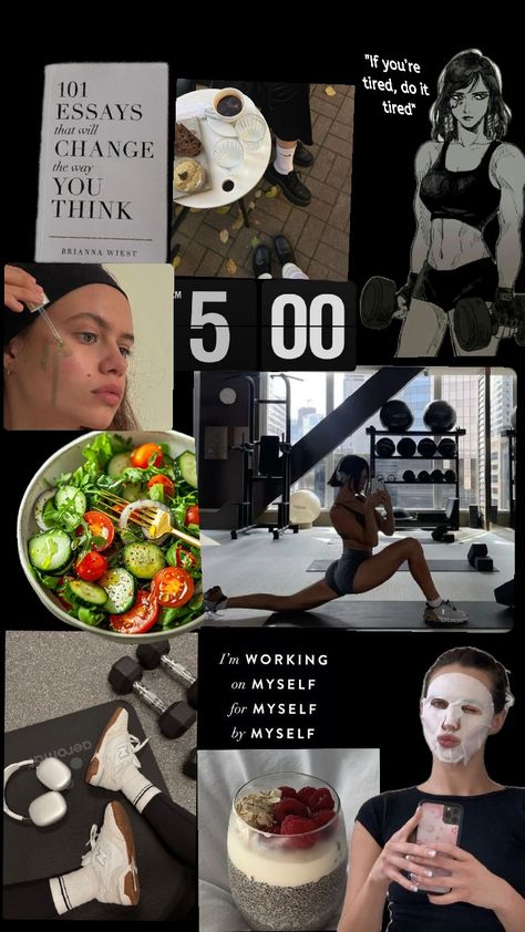 #gymgirl #healthylifestyle. #skincare #salad #motivation #consistency Goals Inspiration Ideas, Motivation Consistency, Wallpaper Fitness, Gym Motivation Women, Skincare Girl, Morning Routine Checklist, Fitness Vision Board, Vision Board Wallpaper, Aesthetic Skincare