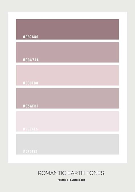 Shades of Mauve Colour Ideas For Bedroom, Mauve color palettte Grey Colour Scheme, Scandinavian Style Bedroom, Bilik Idaman, Bedroom Colour Palette, Blush And Grey, Color Schemes Colour Palettes, Grey Color Palette, Color Palette Pink, Grey Bedroom