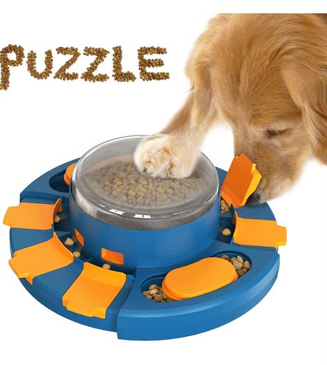 This puzzle toy is designed to keep your dogs entertained for 20-30 mins. It is a great tool for mental enrichment with two levels of difficulty Dog Stimulation, Dog Must Haves, Lab Mix Puppies, Puppy Puzzle, Dog Boredom, 2022 Gifts, Puppy Toys, Small Puppy, Dog Puzzle Toys