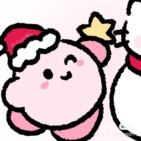 Kirby And Hello Kitty, Kirby Matching Icons, Matching Pfp Couple Christmas, Horuss Zahhak, Christmas Profile Pictures, Matching Icons Discord, Xmas Couple, Best Friend Match, Duos Icons