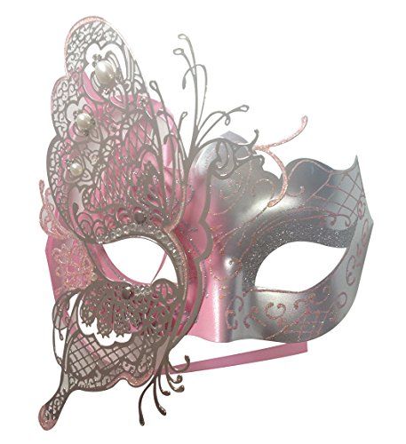 Mysterious Venetian Butterfly Shiny Butterfly Lady Masquerade Halloween Mardi Gras Party Mask Best Halloween Costumes & Dresses USA Butterfly Masquerade Mask, Mask Butterfly, Mask Venetian, Butterfly Mask, Metal Mask, Halloween Costume Mask, Ball Mask, Party Mask, Masquerade Masks